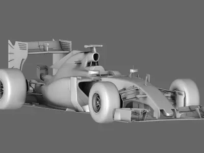 F1 Williams Mercedes FW37 Season 2015 3D model