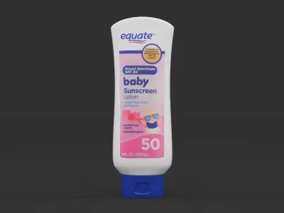 Equate Baby Sunscreen Lotion 3D model