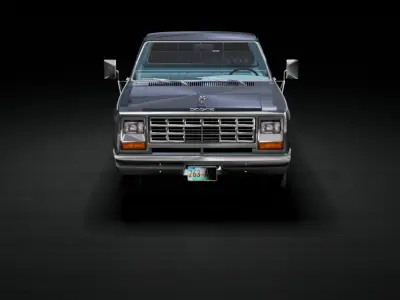 MINI-TRUCK Low-poly 3D model