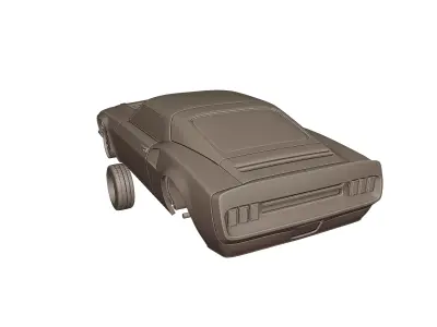 Mach forty 1969 3d print model 3D print model