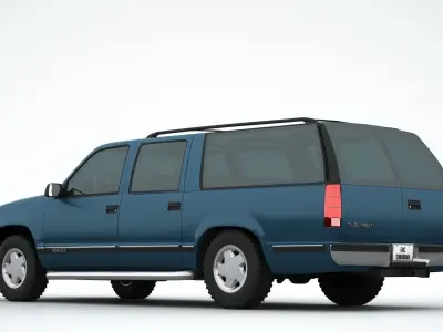 GMC Suburban 1992 3D model