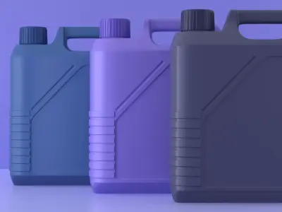 Mobil Engine Oil  3D model