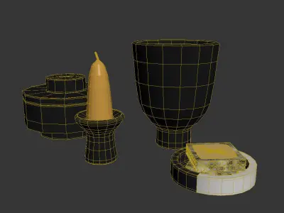 Batrhoom Prop Set 3D model
