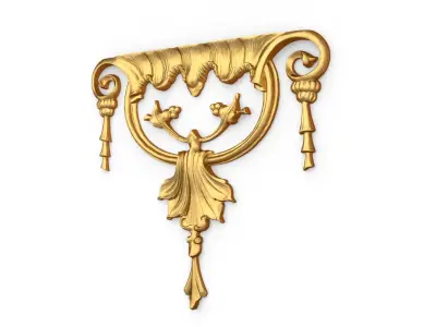 Classic carved decor ornament 503 3D print model