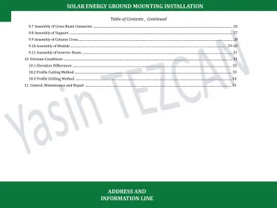 SOLAR ENERGY GROUND MOUNTED INSTALLATION-CATALOG-2 3D model