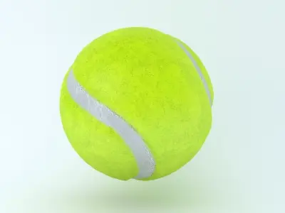 TENNIS BALL  Low-poly 3D model