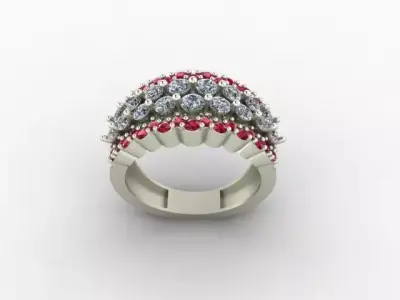 Wedding Ring  3D print model