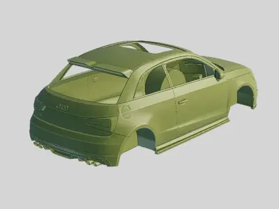 Audi S1 Quattro Sportback 2020 Printable Body 3D print model