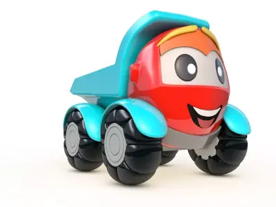 Lorry Toys Cartoon 3D model