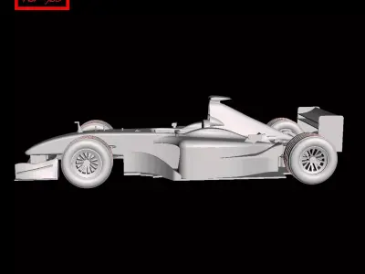Formula 1 - Ferrari F2002 2002 3D print model
