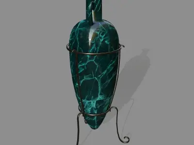 vase 5 greek Low-poly 3D model