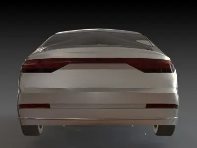 Audi A8 2017 Model 3D model