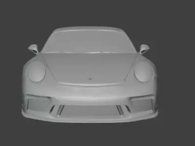3D Printable RC Shell- GT3 Car  3D print model