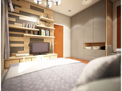 bedroom 20 3D model