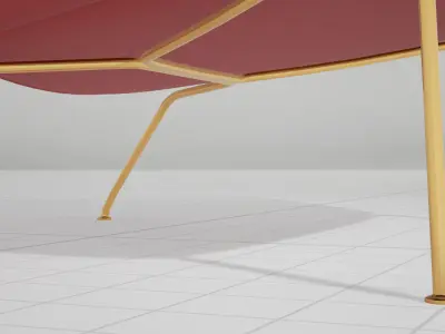 Wegner Wing Chair UE4 3D model