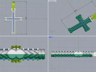 cross 3D print model 16