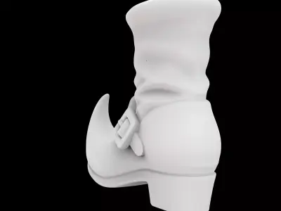 Witch Boot Decoration 3D Print Model 3D print model