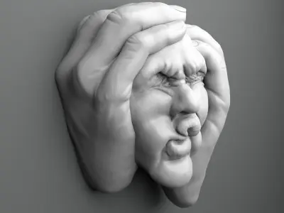 Abstract Wall Sculpture Printable 3D print model