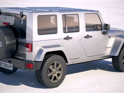 Jeep Wrangler Golden Eagle 2017 3D model