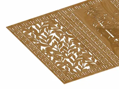 Decorative panel STL 3D model 22
