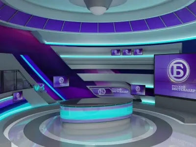 Sport Virtual Studio Low-poly 3D model