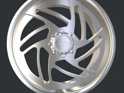JTX Forged Turbo Wheel printable 3D print model