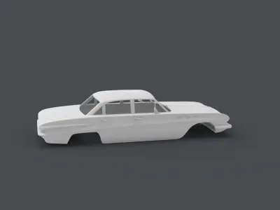 Buick skylark 1962 4 door Rc 3D print model