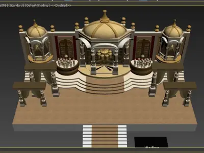 Indian Stage 3D model