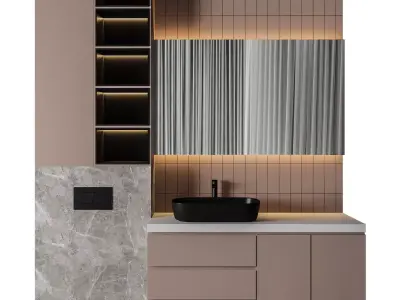 Luxury Bathroom 50 3D model
