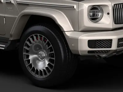 Mercedes Maybach G 600 W464 2019 3D model
