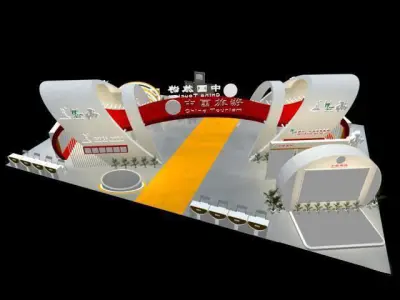 Exhibition - Area - 15X23-3DMAX2009-04 3D model