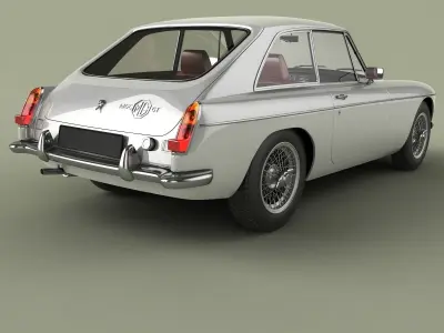 MG MGC GT 3D model