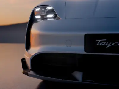 Sunset outdoor studio scene for automotive rendering 3D model