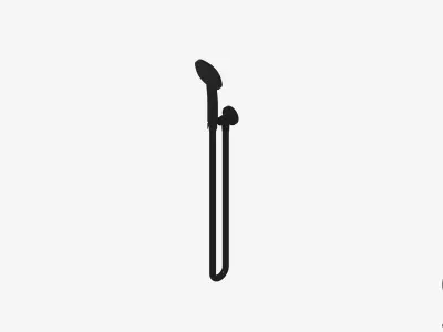 Shower - Hand - Luxury - Bold Low-poly 3D model