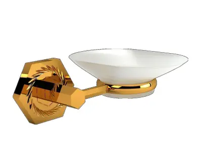 Orchid Spike Soap Dish 3D model