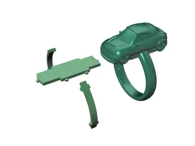 TPR01 Car ring 3D print model 3D print model