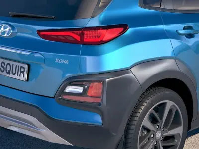 Hyundai Kona 2018 3D model
