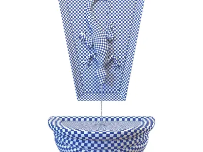 Lizard Stone Water Feature - Fountain 3D model