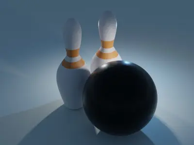 Bowling Pins 3D model