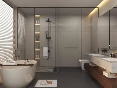 Bathroom 013 3D model