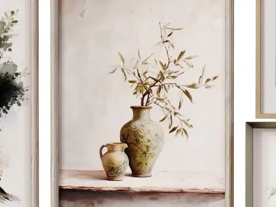 Frame Pictures Low-poly 3D model