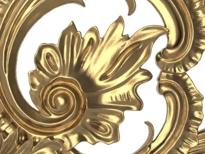 decorative pattern ready for 3D printing 3D model 16