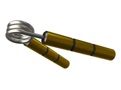 Fitness Hand Gripper Low-poly 3D model