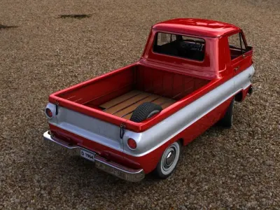 DODGE A100 COMPACT PICKUP 1964 3D model