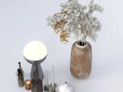 Decorative set 002 3D model