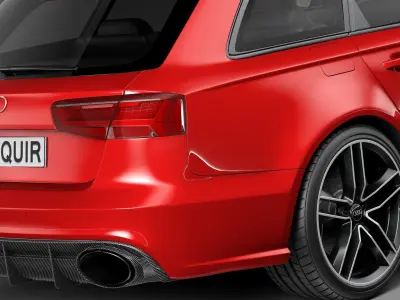 Audi RS6 Avant 2015 3D model