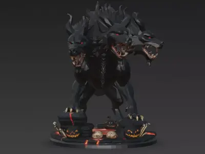 Horror Statue Mega Pack 3D Models Low-poly 3D model