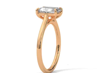 solitaire with detail images and 360 render videos 17 3D print model