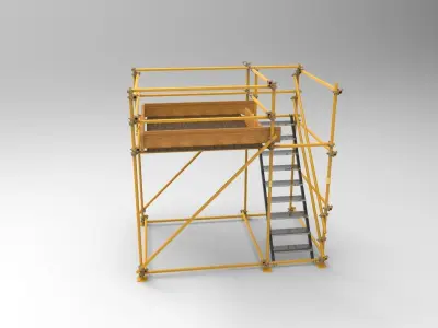 Scaffolding 3D model