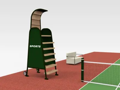 Tennis Court 3D model